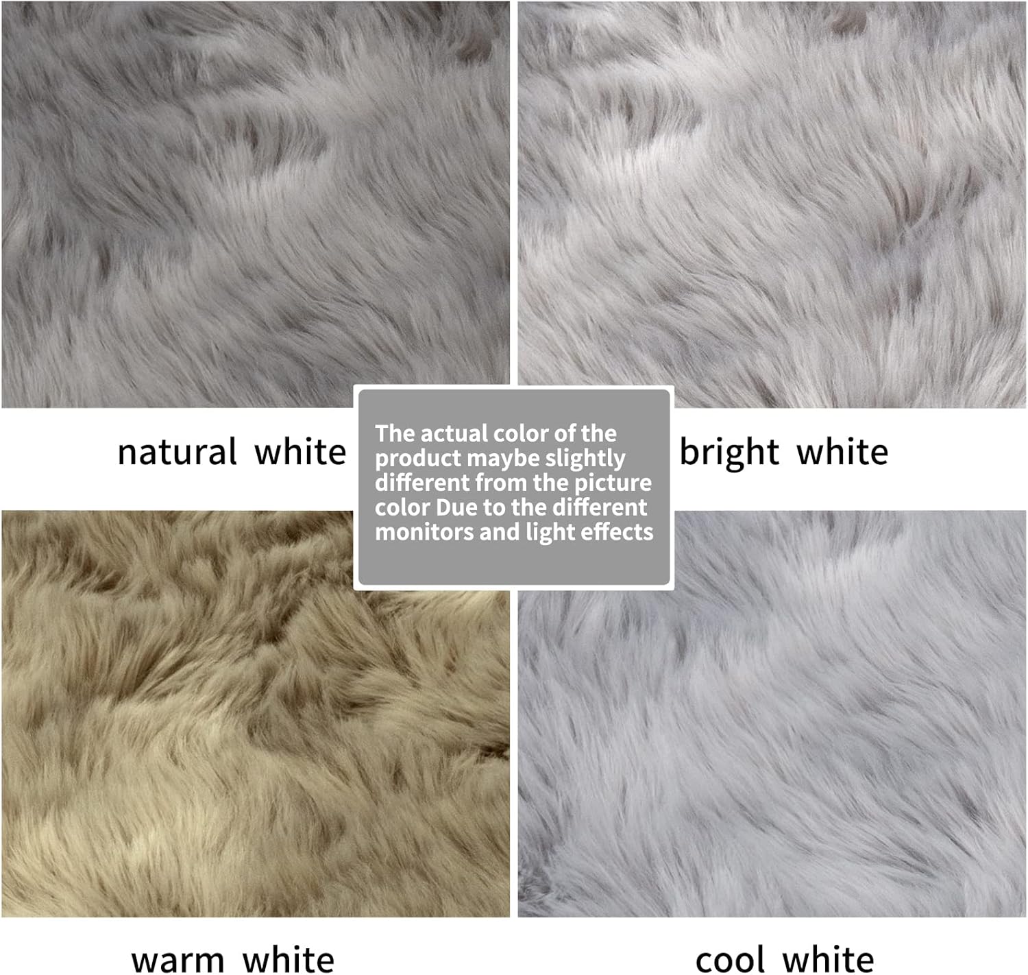 SERISSA Faux Sheepskin Shaggy Round Area Rug, 3' Circular Ultra-Soft Fluffy Floor Carpet for Bedroom, Kids Room & Nursery – Luxurious Light Grey Furry Decor